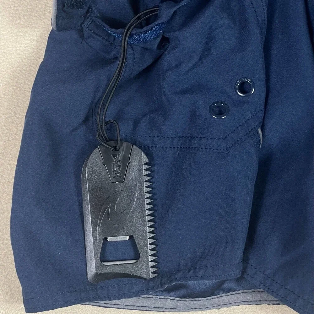 Rip Curl Mens 34 Swim Trunk Drawstring Waist Pocket Blue‎ Relaxed Fit